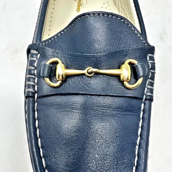 Vtg 90s Brooks Brothers Driving Moccasins Loafers size 7.5 Leather - Picture 11 of 16